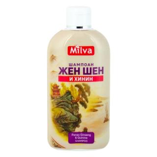 Milva Šampón na vlasy ženšen a chinín 200ml