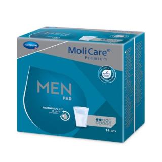 MoliCare Premium MEN PAD 2 kvapky inkontinenčné vložky pre mužov 1x14 ks