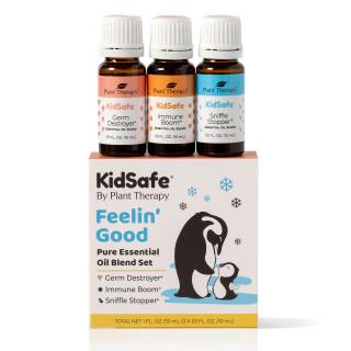 Plant Therapy KidSafe Feelin' Good (Cítim sa dobre) set 3 zmesí esenciálnych olejov 3x10 ml