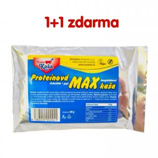 Proteínová kaša čokoládová vegánska bez lepku s goji MAX Naša Kaša 80g