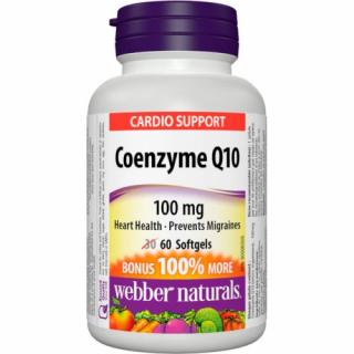 Webber Naturals Koenzým Q10 100 mg 30 + 30 cps