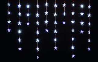 1,35m LED svetelný záves, hviezda (LED SVETELNÝ ZÁVES - HVIEZDA)