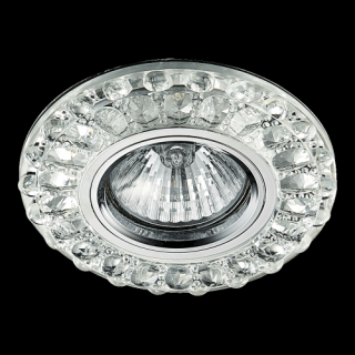 EMITHOR 71093 ELEGANT DOUBLE LIGHT (EMITHOR 71093 ELEGANT DOUBLE LIGHT, krištáľové stropné svietidlo zapustené, 1xGU10/50W, 1xLED pás 3W)