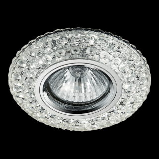 EMITHOR 71095 ELEGANT DOUBLE LIGHT ( EMITHOR 71095 ELEGANT DOUBLE LIGHT, krištáľové stropné svietidlo zapustené, 1xGU10/50W, 1xLED pás 3W  )