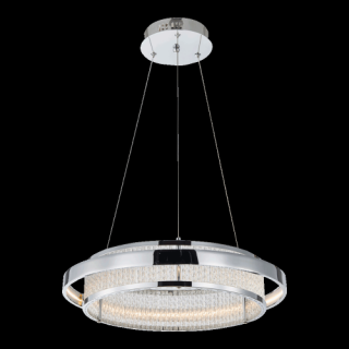 LUXERA 64389 SEATTLE (LUXERA 64389 SEATTLE,krištáľové závesné svietidlo, 1xLED/34W)