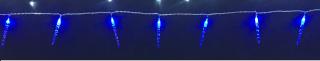 NICHOLAS LED Cencúle 4m x 12cm Modré - 8 programov SPÁJATELNÉ (Vianočné osvetlenie padajúce cencúle 32568 NICHOLAS LED Cencúle 3,8m Studená biela - SPÁJATELNÉ)