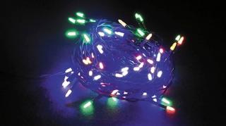 NOEL LED Vianočná reťaz 10m Multikolor (bez programu) (Vianočná Svetelná LED reťaz 100 LED  NOEL 31448)