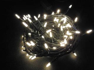NOEL LED Vianočná reťaz 10m Teplá biela (bez programu) (Vianočná Svetelná LED reťaz 100 LED  NOEL 31431)