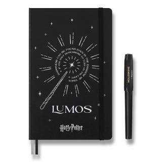 Harry Potter sada Lumos - L (A5) | Linajkový | Tvrdá väzba a guľôčkové pero