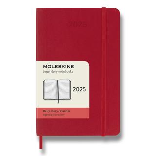 Moleskine Diár 2025 - S (A6) | Denný | Mäkká väzba | Červený