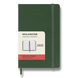 Moleskine Diár 2025 - S (A6) | Denný | Tvrdá väzba | Zelený