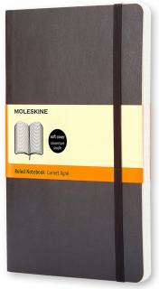 Moleskine Zápisník Classic - L (A5) | Mäkká väzba | Čierny