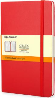 Moleskine Zápisník Classic - L (A5) | Tvrdá väzba | Červený