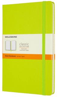 Moleskine Zápisník Classic - L (A5) | Tvrdá väzba | Svetlo-zelený