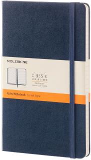 Moleskine Zápisník Classic - L (A5) | Tvrdá väzba | Tmavomodrý