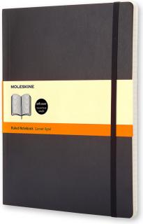 Moleskine Zápisník Classic - XL (A4) | Mäkká väzba | Čierny