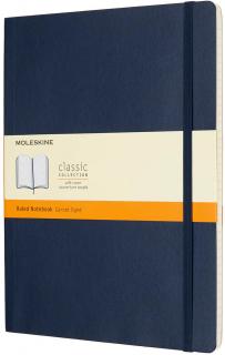 Moleskine Zápisník Classic - XL (A4) | Mäkká väzba | Tmavomodrý