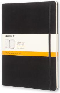 Moleskine Zápisník Classic - XL (A4) | Tvrdá väzba | Čierny