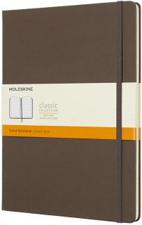 Moleskine Zápisník Classic - XL (A4) | Tvrdá väzba | Hnedý