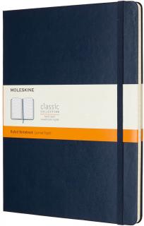 Moleskine Zápisník Classic - XL (A4) | Tvrdá väzba | Tmavomodrý