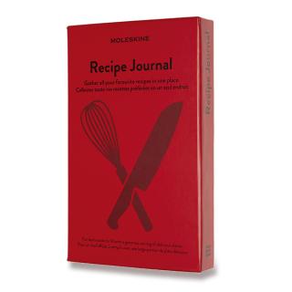 Moleskine Zápisník Passions - L (A5) | Recipe Journal | Tvrdá väzba | Červený