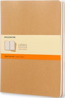 Moleskine Zošit Cahier (3ks) - XL (A4) | Mäkká väzba | Kartón | Linajkový