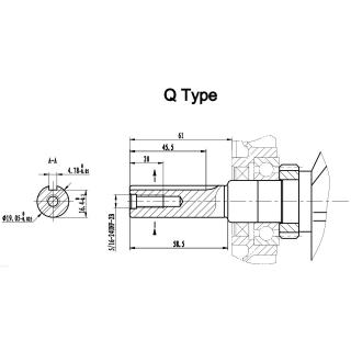 Benzínový motor WM170F-Q
