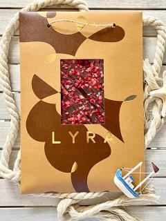 Lyra čokoláda Premium Dark s posypom 300 g
