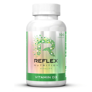 Reflex Nutrition Vitamin D3 100tbl (Doplňte svoj príjem vitamínu D a pocítite výhody každý deň, dokonca aj v zime.)