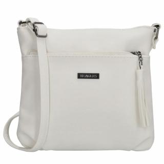 Biela malá crossbody kabelka „Lory“