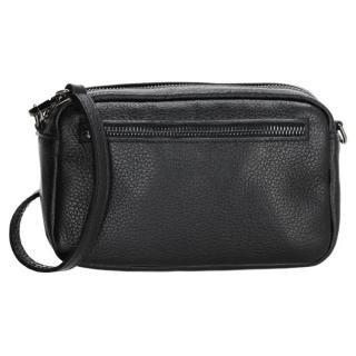 Čierna kožená crossbody kabelka &quot;Beatrice&quot;