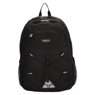 Čierny objemný batoh do školy „Tundra“