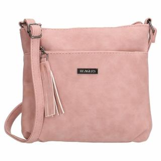 Ružová malá crossbody kabelka „Lory“