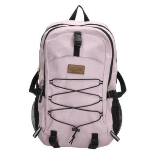Ružový objemný batoh do školy „Grip“