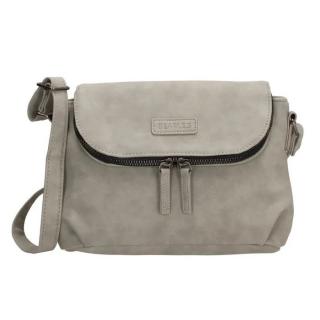 Sivá malá crossbody kabelka na rameno „Emerylis“