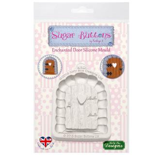 Forma Rozprávkové dvere, CSB010 Katy Sue Mould Sugar Buttons - Enchanted Door