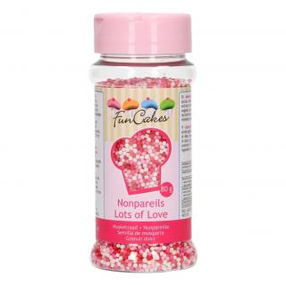 Posyp Fun Cakes - Nonpareils Lots of love 80g, F51640