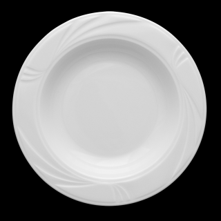 ARCADIA - hlboký tanier 22,5 cm, biela (6540)