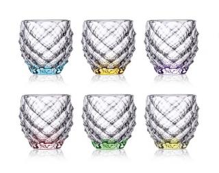 Aurum Crystal Morris krištáľové poháre 340 ml COLOR (6ks) (7735)
