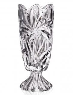 Aurum Flora Krištáľová váza na nohe 36,5 cm  (2453)