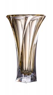 Aurum Mozart Krištáľová váza Amber 32 cm  (3346)