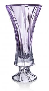 Aurum Oklahoma krištáľová váza na nohe Amethyst 40 cm  (7134)