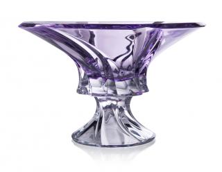 Aurum Oklahoma veľká misa na nohe Amethyst 30,5 cm  (7028)