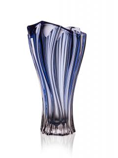Aurum Plantica krištáľová váza 32cm Blue (2450)