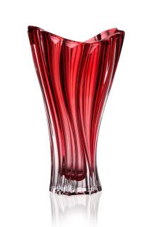 Aurum Plantica krištáľová váza 32cm Red (7720)