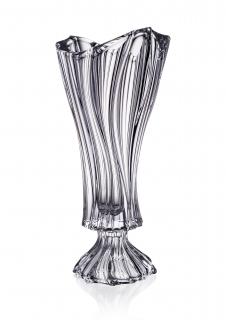 Aurum Plantica krištáľová váza na nohe 40 cm 51934 (1643)