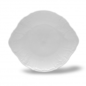 BERNADOTTE - tanier na koláče, biely (3905)