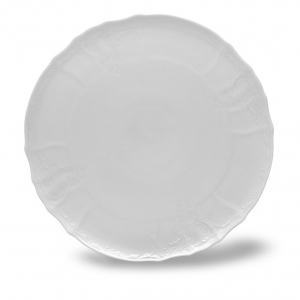 BERNADOTTE - Tanier na tortu 32 cm , biela (7736)