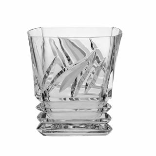 Brúsené poháre Whiskey odlievka 300ml Plameň (6ks) (3738)
