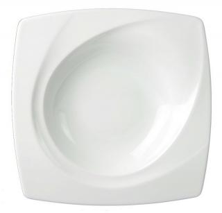 CELEBRATION - hlboký tanier 23 cm, biely (6080)